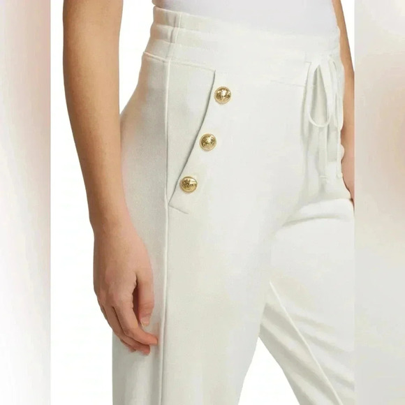 DEREK LAM 10 CROSBY Jax Sailor Straight-Leg Sweatpants Size Small - Picture 2 of 12